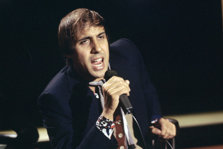 Adriano Celentano wird 80 - und singt immer noch - Adriano Celentano im ZDF-Nightclub am 07. Oktober 1970.