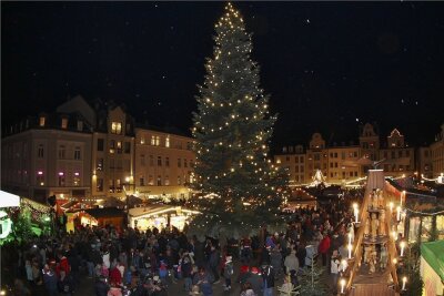 Adventszeit: Budenzauber in Plauen soll in diesem Jahr vergrößert werden - In Plauen soll 2021 der Weihnachtsmarkt stattfinden.