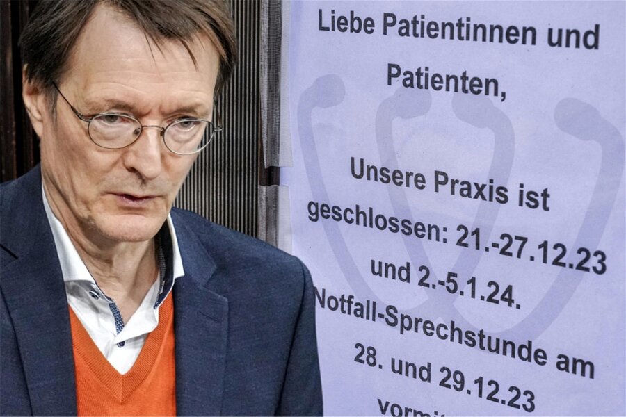 Ärzteprotest gegen Lauterbach: Diese Praxen haben zwischen den Jahren geöffnet - Mit der Politik von Gesundheitsminister Karl Lauterbach (SPD) sind die teilnehmenden Ärzteverbände alles andere als zufrieden.