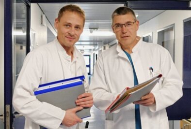 Ärztliche Doppelspitze in schweren Zeiten - Dr. Axel Bauer (links) und Dr. Matthias Weiß. 