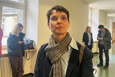 AfD-Buch: Frauke Petry hat Vergleich mit Melanie Amann widerrufen - Ex-AfD-Chefin Frauke Petry am 7. März kurz vor der mündlichen Verhandlung vor dem OLG zu Buch-Passagen.