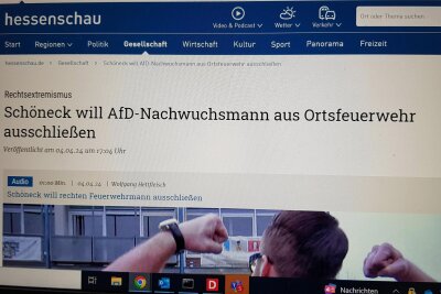AfD-Debatte im hessischen Schöneck sorgt im vogtländischen Schöneck für Beschimpfungen - Medien berichten über den Fall aus Hessen. Ein Hass-Video schreibt ihn jedoch dem vogtländischen Schöneck zu.