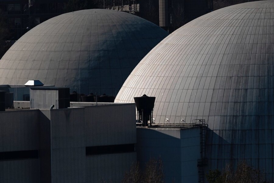 Das Atomkraftwerk Neckarwestheim bei Heilbronn. Block I (hinten) wurde 2011 stillgelegt, Block II bleibt noch bis Ende 2022 am Netz. Die AfD in Sachsen sieht eine "weltweite Renaissance" der Kernkraft.