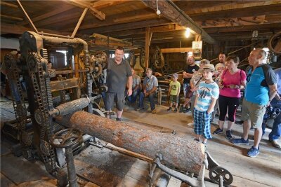 Aktionstag in Wiederau: Lang-Mühle zieht erneut viele Schaulustige an - 