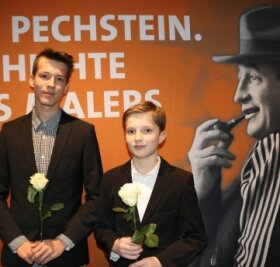 Alexander Pechstein mit 83 Jahren verstorben - Die Brüder Luis und Sem Faißt bei der Premiere des Filmes "Max Pechstein". Der Film wurde maßgeblich von Alexander Pechstein initiiert. 
