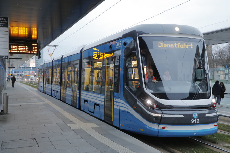 Alle neuen Chemnitzer Skoda-Straßenbahnen im Dienst - 