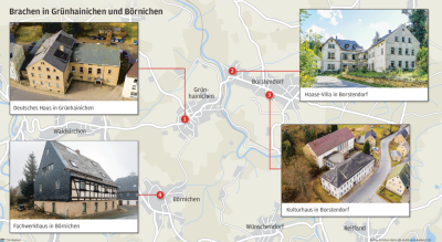 Als das Leben in Kulturhäusern spielte: Brachen in Grünhainichen und Börnichen - 