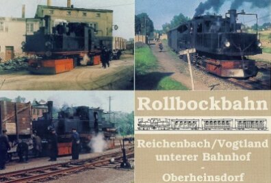 Als die Rollbocklok durchs Land dampfte - Postkarte von der Rollbockbahn. 