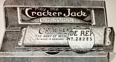 Als Klingenthal nach Australien blickte - Cracker-Jack-Mundharmonika der Klingenthaler Firma F. A. Rauner aus dem Jahr 1897 für den australischen Markt. 