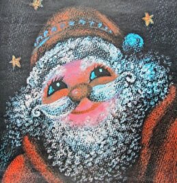 Als noch der Rupperich in die gute Stube polterte - Der gütige Weihnachtsmann (hier auf einen Konsum-Plakat aus den 1970er-Jahren) hat im Vogtland den rauen Rupperich längst verdrängt. 