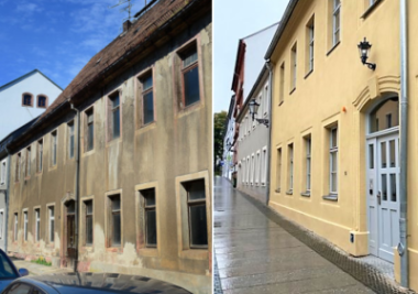 Altes Erbgericht Mittweida: Einst für 3610 Euro versteigert - so chic ist es jetzt - Das Gebäude an der Kirchstraße 16.