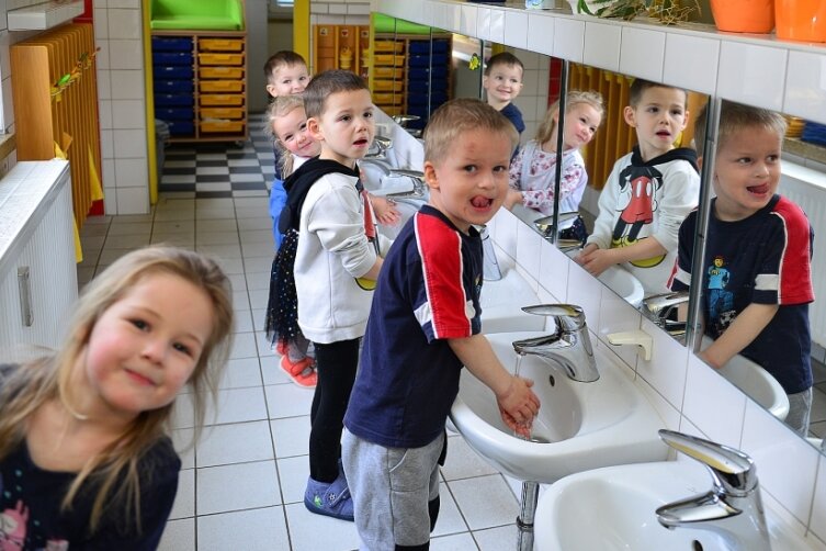 Im Kindergarten "Bienenkorb" in Altmittweida sollen im nächsten Jahr Toiletten und Sanitäranlagen saniert werden. Im Haushalt der Gemeinde sind dafür 50.000 Euro eingeplant. 