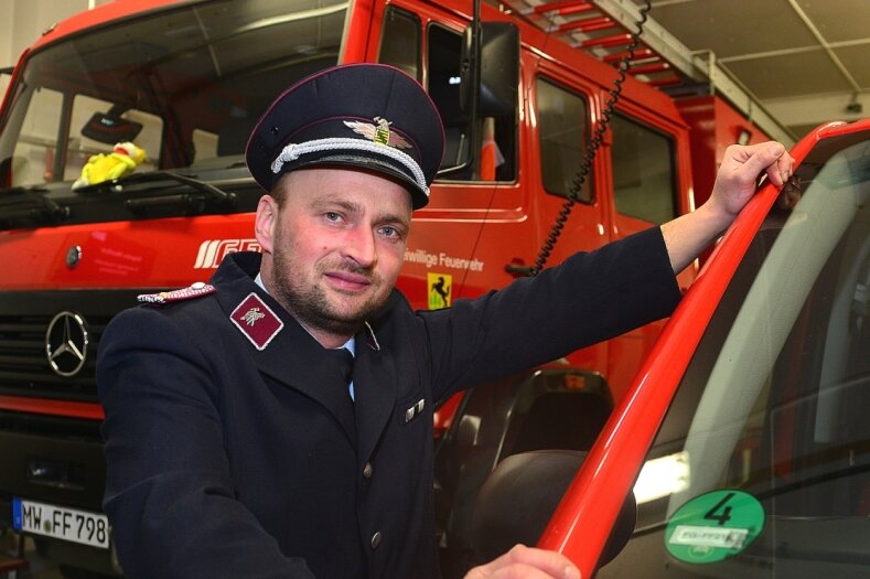 Altmittweidaer Feuerwehr verjüngt - Ronny Müller ist der neue Wehrleiter der Feuerwehr in Altmittweida. 