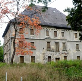 Am Donnerstag wird das Herrenhaus versteigert - Das Herrenhaus Dorfstadt, bis 1945 Sitz der Familie Trützschler. Seit Mitte der 1980er Jahre steht es leer. Es soll am Donnerstag versteigert werden.
