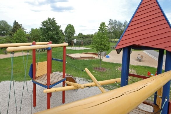 Am Spielplatzbau in Voigtlaide wird gehörig abgespeckt - Der erste Bauabschnitt des Spielplatzes wurde bereits 2018 abgeschlossen. Nun soll es weitergehen. 