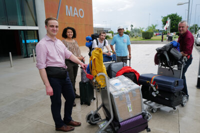 Amazonas-Expedition: Freiberger Forscher kommen in Manaus an - Am Freitag 16.40 Uhr kam die Reisegruppe aus Freiberg am Flughafen Manaus an.