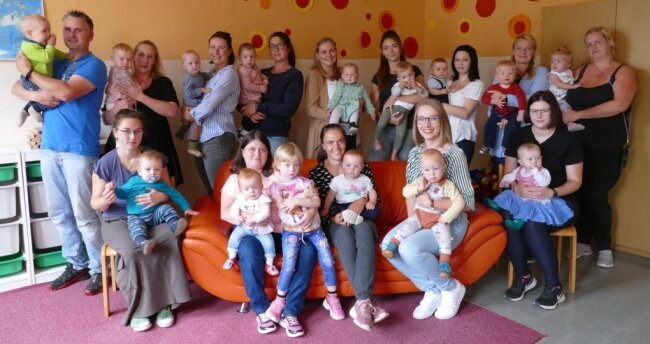 Amtsberg begrüßt 15 Neuankömmlinge - Babybegrüßung der Gemeinde Amtsberg