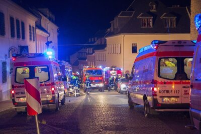 Annaberg-Buchholz: Wohnungsbrand mit elf Verletzten - 