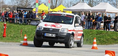 Annaberger Kätplatz wird zu Rallye-Slalompiste - 