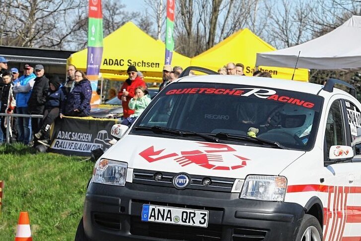 Annaberger Kätplatz wird zu Rallye-Slalompiste - 