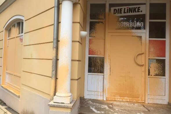 Anschlag auf Chemnitzer Abgeordnetenbüro der Linken - 