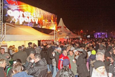 Après-Ski-Partys in Zwickau und im Zelt samt Busshuttle - Bereits 2015 wurde auf dem Platz der Völkerfreundschaft gefeiert. 
