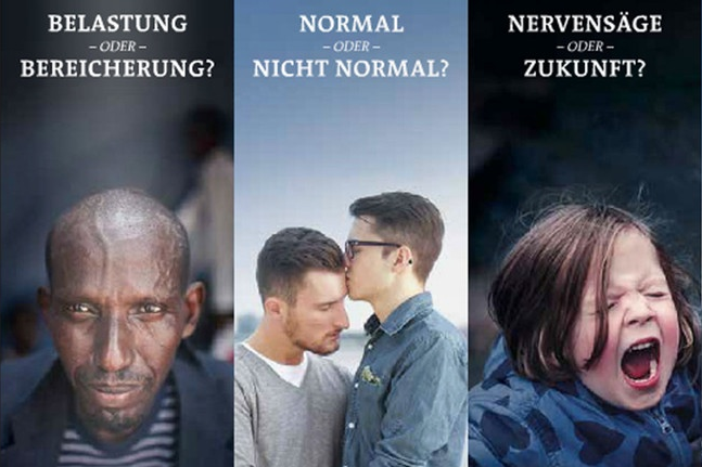 ARD-Themenwoche zur Toleranz entfacht Sturm der Entrüstung - Die Plakate, die der Bayrische Rundfunk auf seiner Internetseite veröffentlicht hat, haben einen "Shitstorm" im Netz ausgelöst.