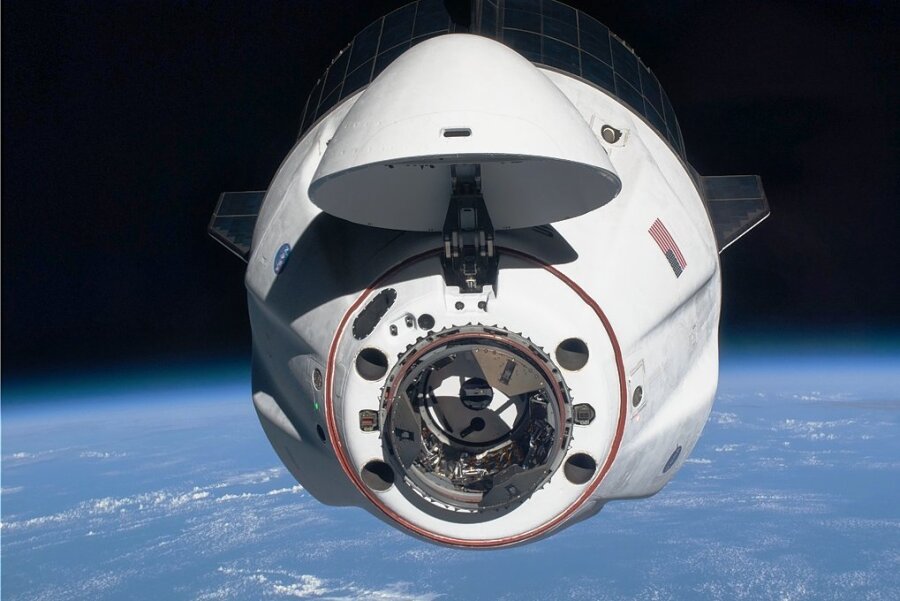 Raumfahrzeug der neuen Generation: "Crew Dragon" soll heute von Cape Canaveral starten. 