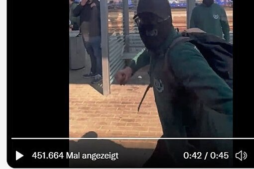 Attacke am 1. Mai: Neonazi verletzt sich bei Schlag gegen Zugfenster - Ein Video des Angriffs war hunderttausendfach geklickt worden. 