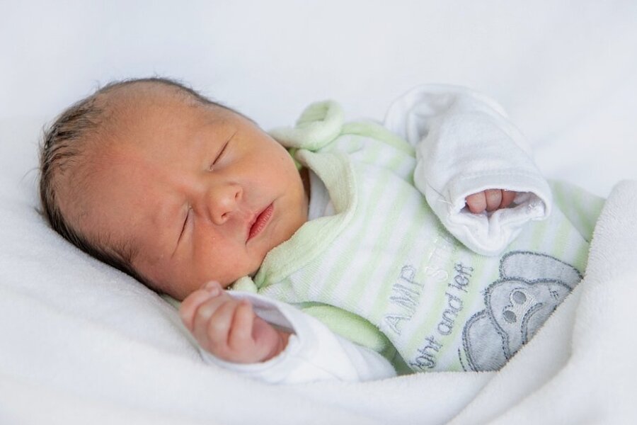 Auer Klinikum begrüßt 400. Baby - Der kleine Alexander kam kürzlich in Aue zur Welt.