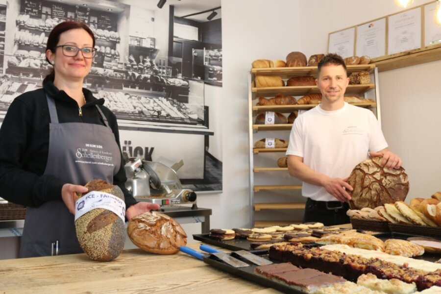 Auf dem Zeller Berg taucht plötzlich ein neuer Brotladen auf - Marika Poller und Alexander Schellenberger verkaufen im neuen Laden an der Lindenstraße das bewährte Bäckerei-Sortiment. 