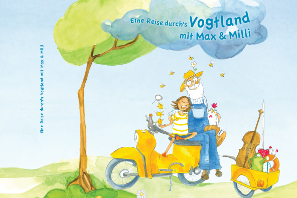 Die Titelseite des neuen Vogtland-Kinderbuches. Geht es nach den beiden Schöpfern, soll es ein Klassiker werden.