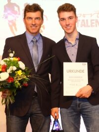 Auf Sprung nach ganz oben - Erfolgreiches Vater-Sohn-Duo vom WSC Oberwiesenthal: René und Tristan Sommerfeldt. 