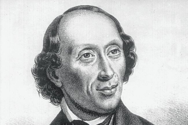 Aufführung erzählt aus Andersens Leben - Hans Christian Andersen. 
