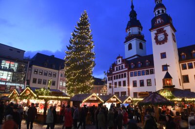 Auftakt zum Chemnitzer Weihnachtsmarkt - 