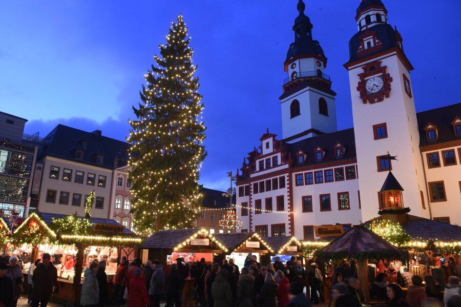 Auftakt zum Chemnitzer Weihnachtsmarkt - 