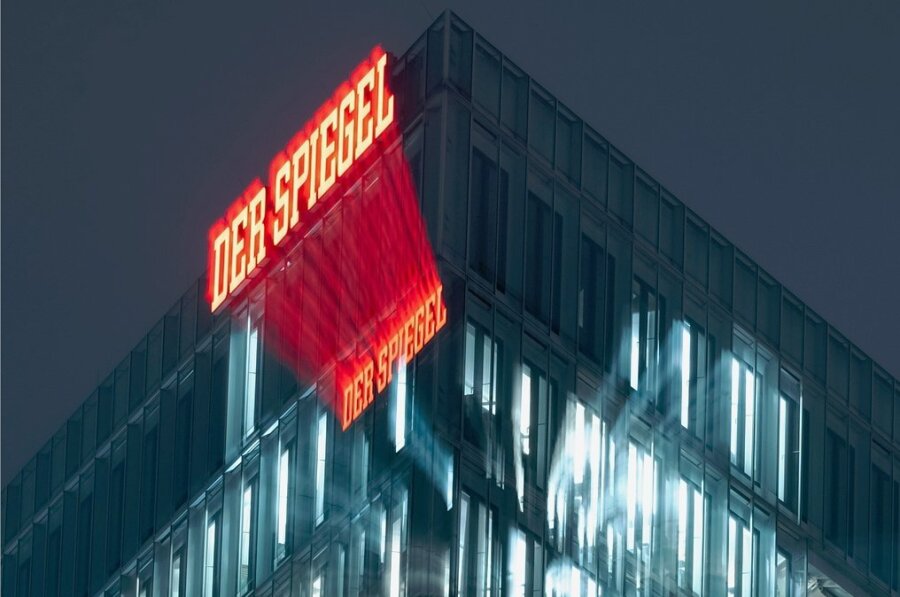 Das Gebäude des Spiegel-Verlags in Hamburg. 