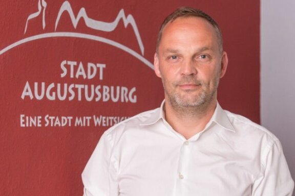 Der Augustusburger Bürgermeister Dirk Neubauer.