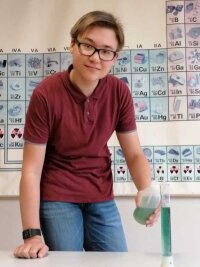 Augustusburger Schüler entscheidet Chemie-Landeswettbewerb für sich - 