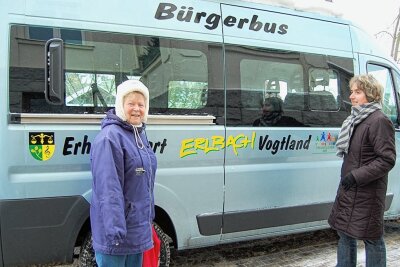 Aus für Bürgerbus Erlbach - Den Bürgerbus in Erlbach gab es 13 Jahre. Das Foto stammt aus dem Januar 2010, den ersten Monaten des Service-Angebots.
