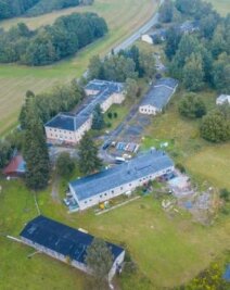 Aus für millionenschweres Geothermie-Projekt im Erzgebirge - Auf dem Areal der alten Polizeischule in Wildbach sollte der Bohrplatz errichtet werden.