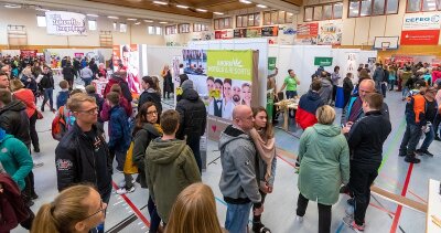 Ausbildungsmesse: 90 Aussteller werben um Nachwuchs - 90 Aussteller präsentierten sich am Samstag auf der Ausbildungsmesse in Marienberg.