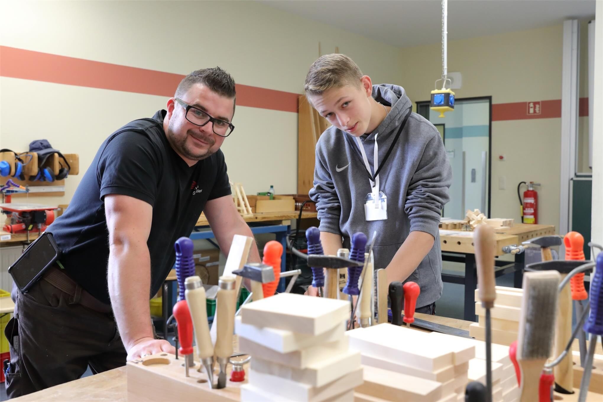 Ausbildungsmesse an der Oberschule in Beierfeld Zwischen Hebamme und