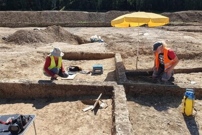 Außergewöhnlicher Fund: Archäologen entdecken im Vogtland älteste Besiedlung bei Rodau - Die Ausgrabungen bei Rodau erfolgten bis Ende Oktober.