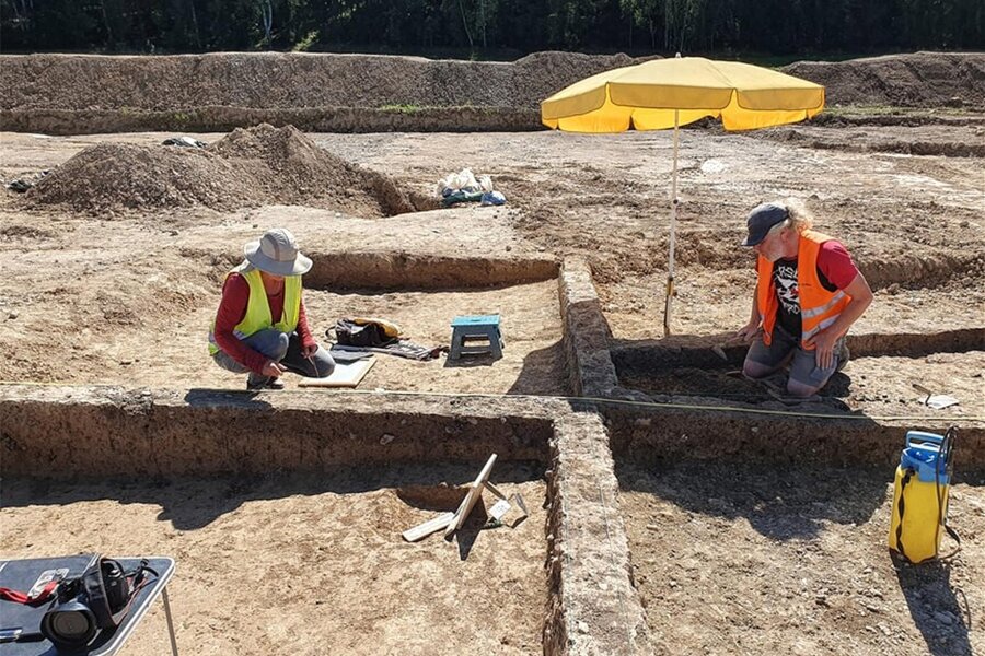 Außergewöhnlicher Fund: Archäologen entdecken im Vogtland älteste Besiedlung bei Rodau - Die Ausgrabungen bei Rodau erfolgten bis Ende Oktober.