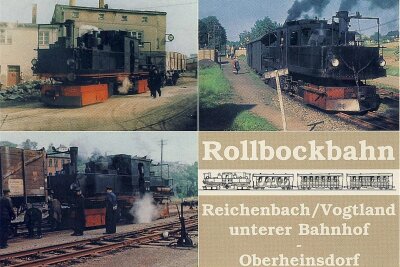 Ausstellungen zur Ortsgeschichte von Heinsdorfergrund öffnen 2023 noch zwei Mal - Eine Postkarte der Rollbockbahn.