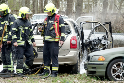 Auto in Brand geraten - 