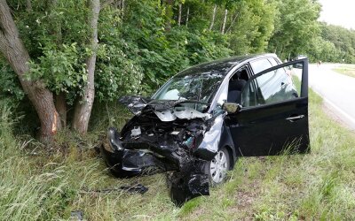 Auto prallt gegen Baum - Fahrer schwer verletzt - Der Autofahrer verlohr die Kontrolle über seinen Wagen ...