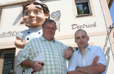 Bäckermeister Mario Dietrich und Juniorchef David