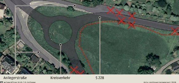 Bürgerinitiative kritisiert Kreisverkehr auf der Roscherwiese - 